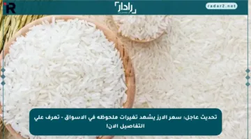 تحديث عاجل: سعر الأرز يشهد تغيرات ملحوظة في الأسواق – تعرف على التفاصيل الآن!